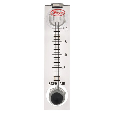 Dwyer Instruments Flowmeter, range 10-100 LPM air. VFA-27-SS